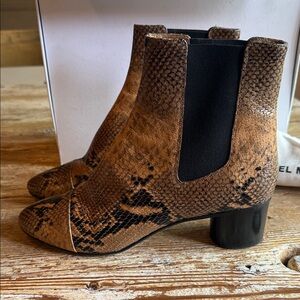 Isabel Marant Exotic Timeless Snake skin Boots Danae boot. Style BO0069-19A027S